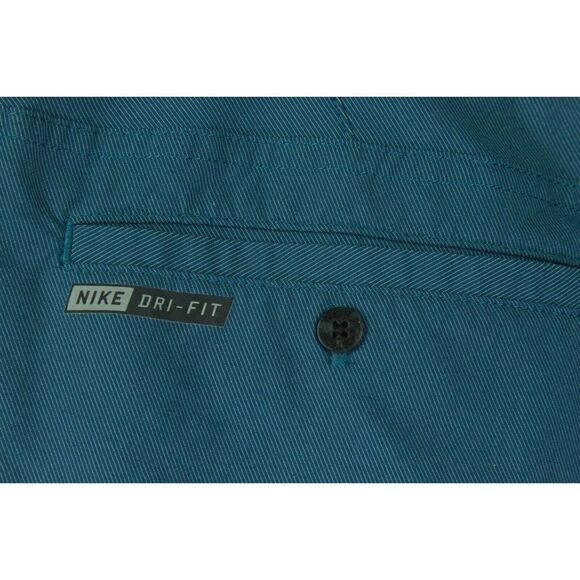 Nike x Hurley Flat Front Shorts Blue Nylon Stretch Mens Size 30 - Picture 3 of 7